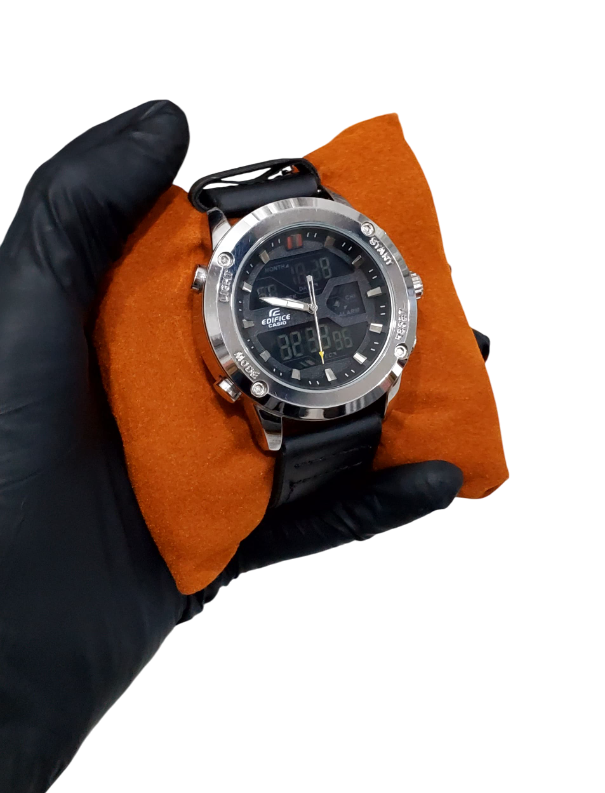 Edifice Dual-Time Watch – Stylish & Functional for Any Occasion.